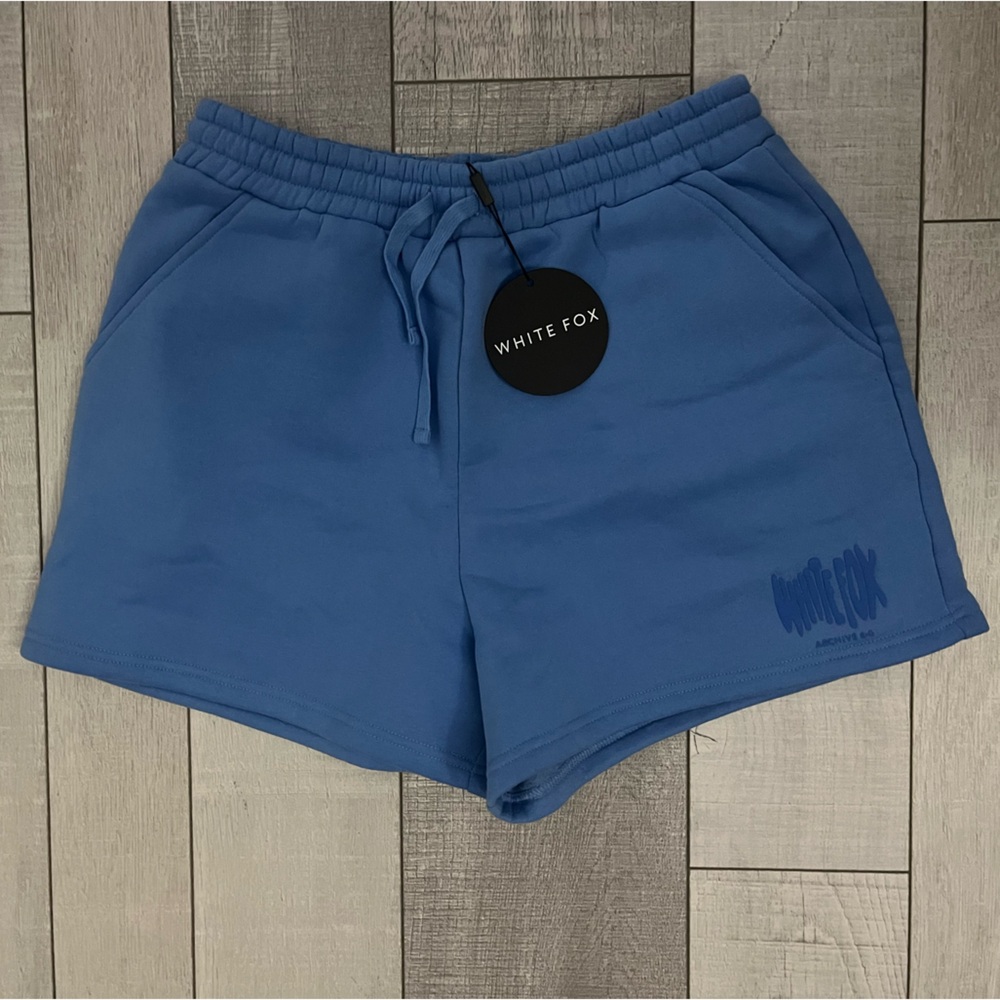 White fox sweat shorts